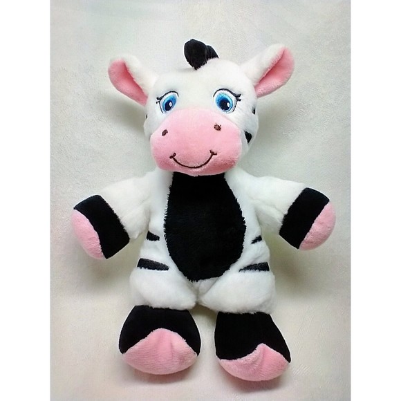 Garanimals Zebra Plush 2010 Approximately 8" Long All Features Sewn Prestige Toy - Picture 1 of 7